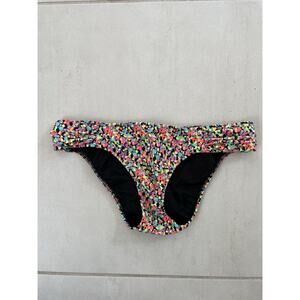 Victoria's Secret Swim Bikini Bottom Multicolor Print Swimwear